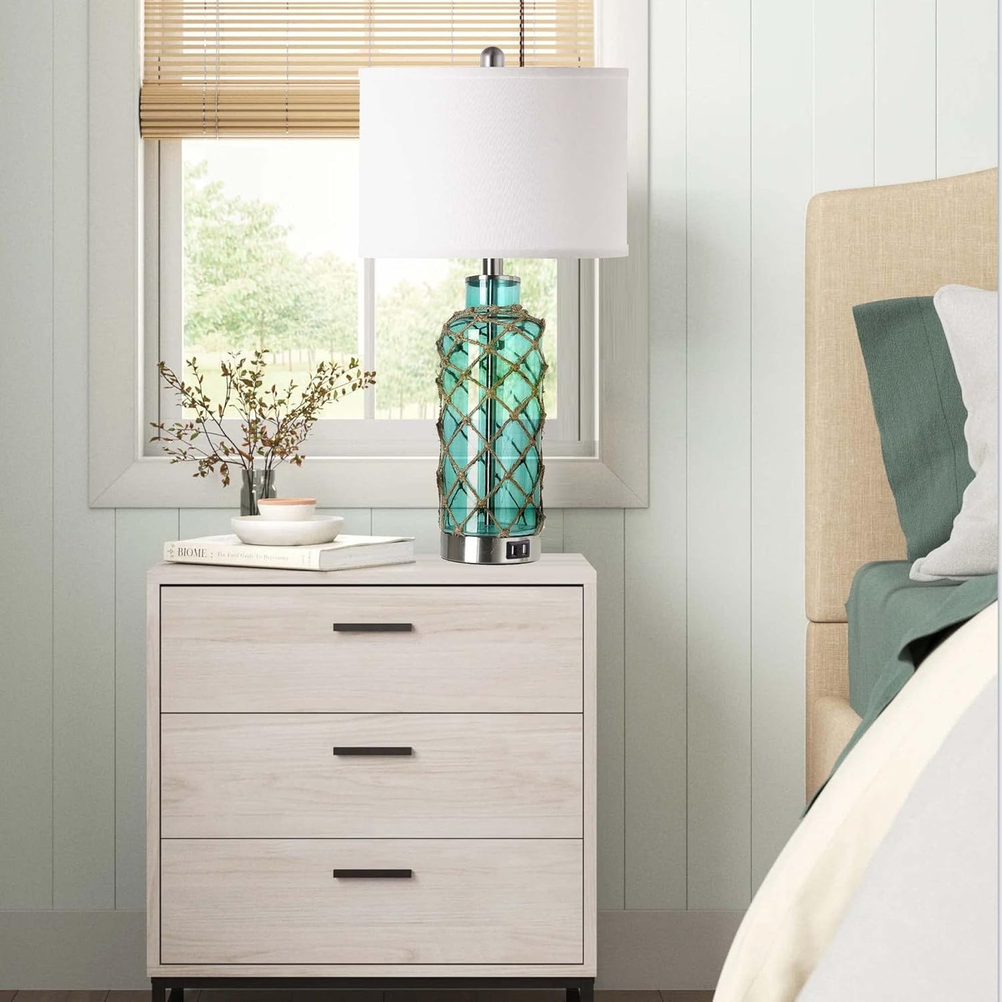 Bai Source Cottage-Nautical-Control-Dimmable-Nightstand