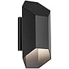 Black LED Outdoor Wall Light