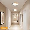 Modern Brass 3-Light Ceiling Fixture