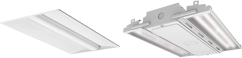2x4 LED Troffer Light, 4000K Cool White