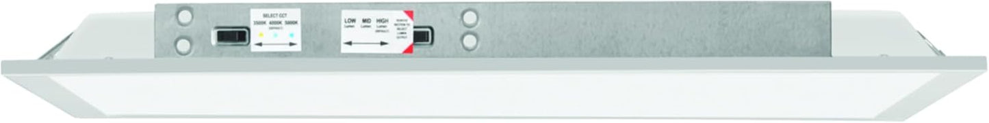 2x4 LED Flat Panel Light, Adjustable Lumens & CCT