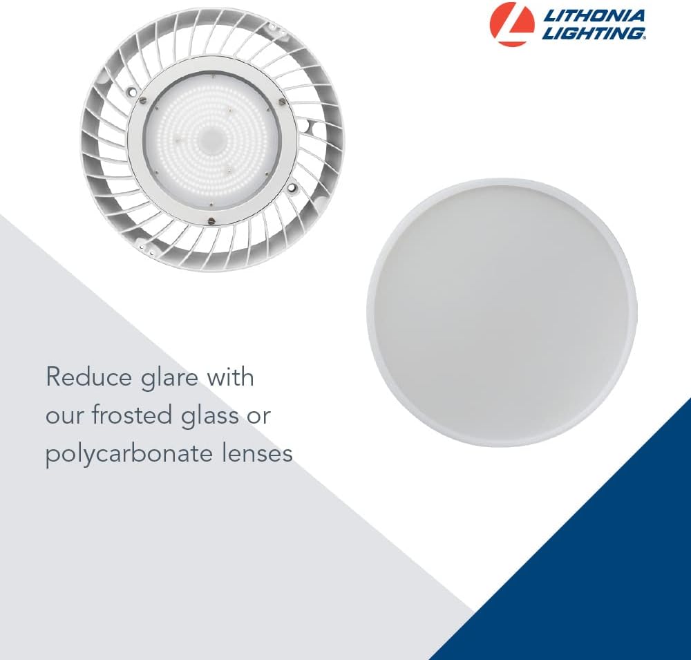 Round High Bay LED Light, 24K-30K Lumens, CCT Adjustable