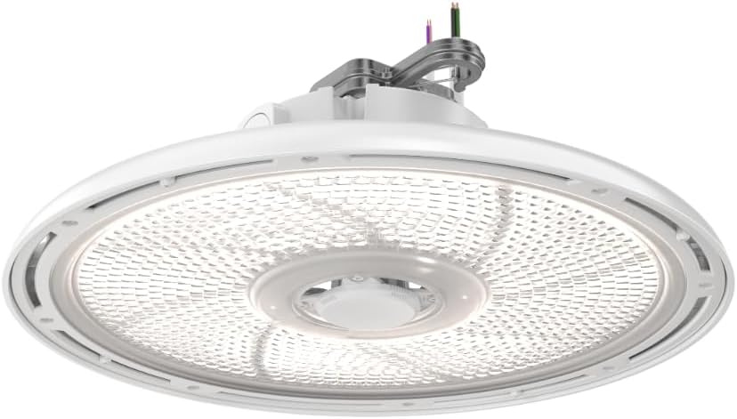 Round High Bay LED Light, 24K-30K Lumens, CCT Adjustable