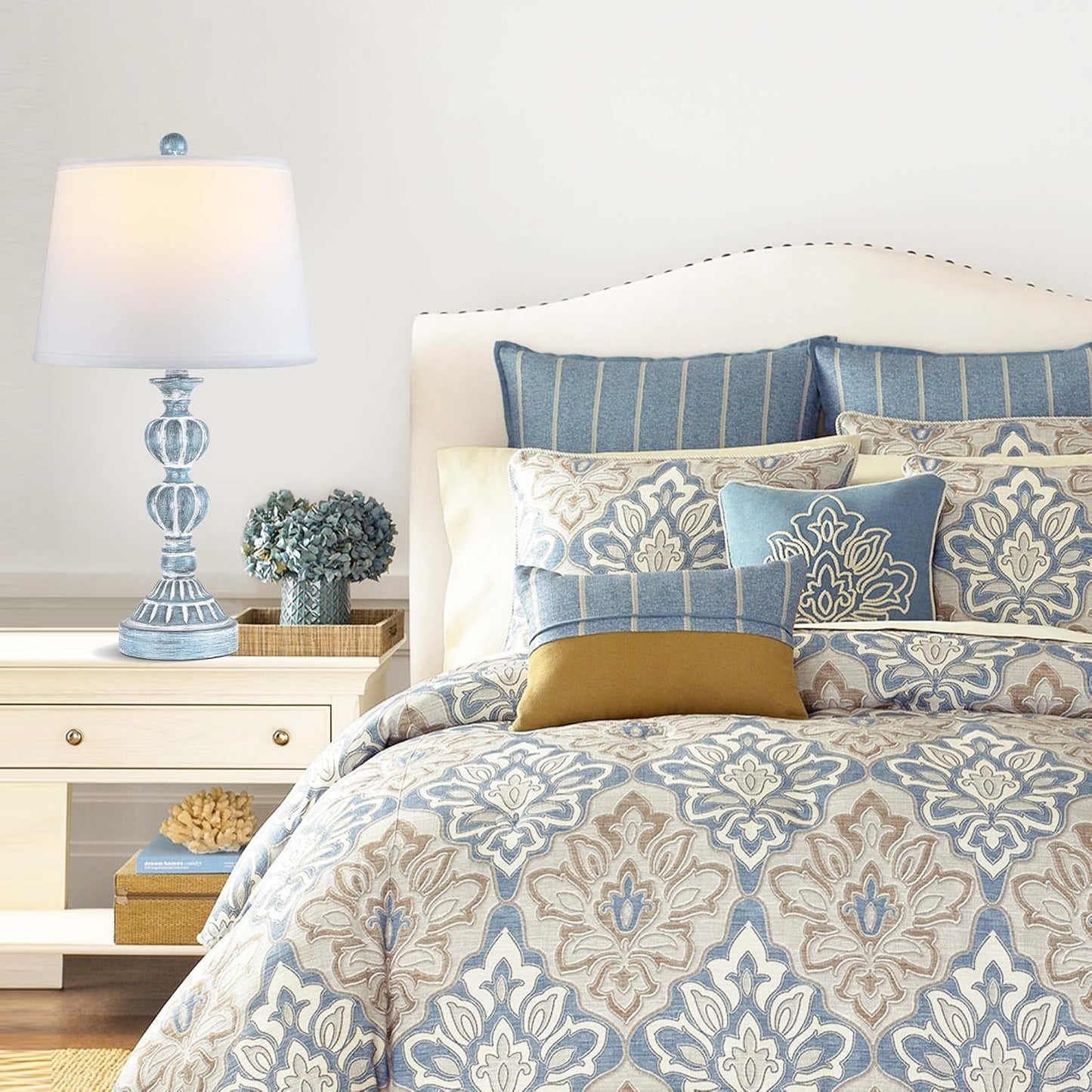 Bai Source Control-Dimmable-Nightstand-Charging-Farmhouse