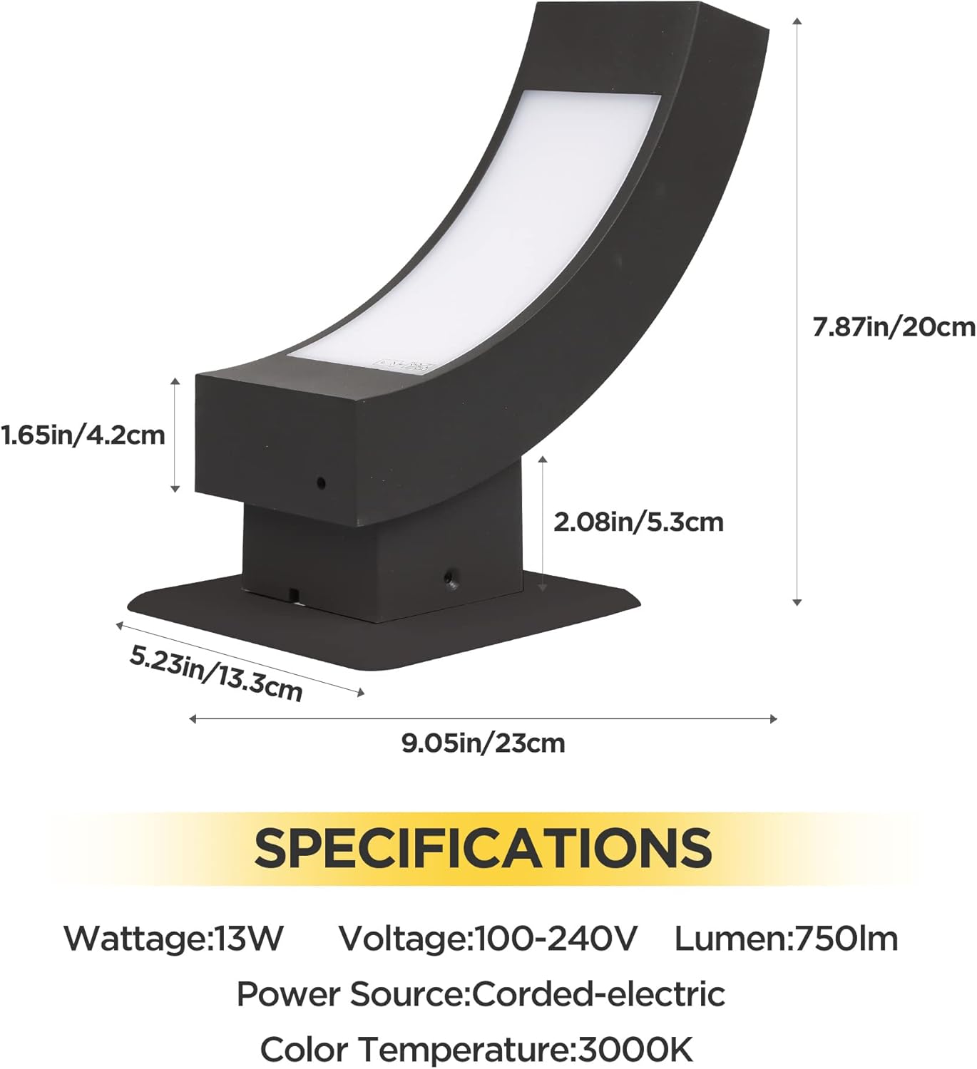 Modern LED Outdoor Wall Sconce