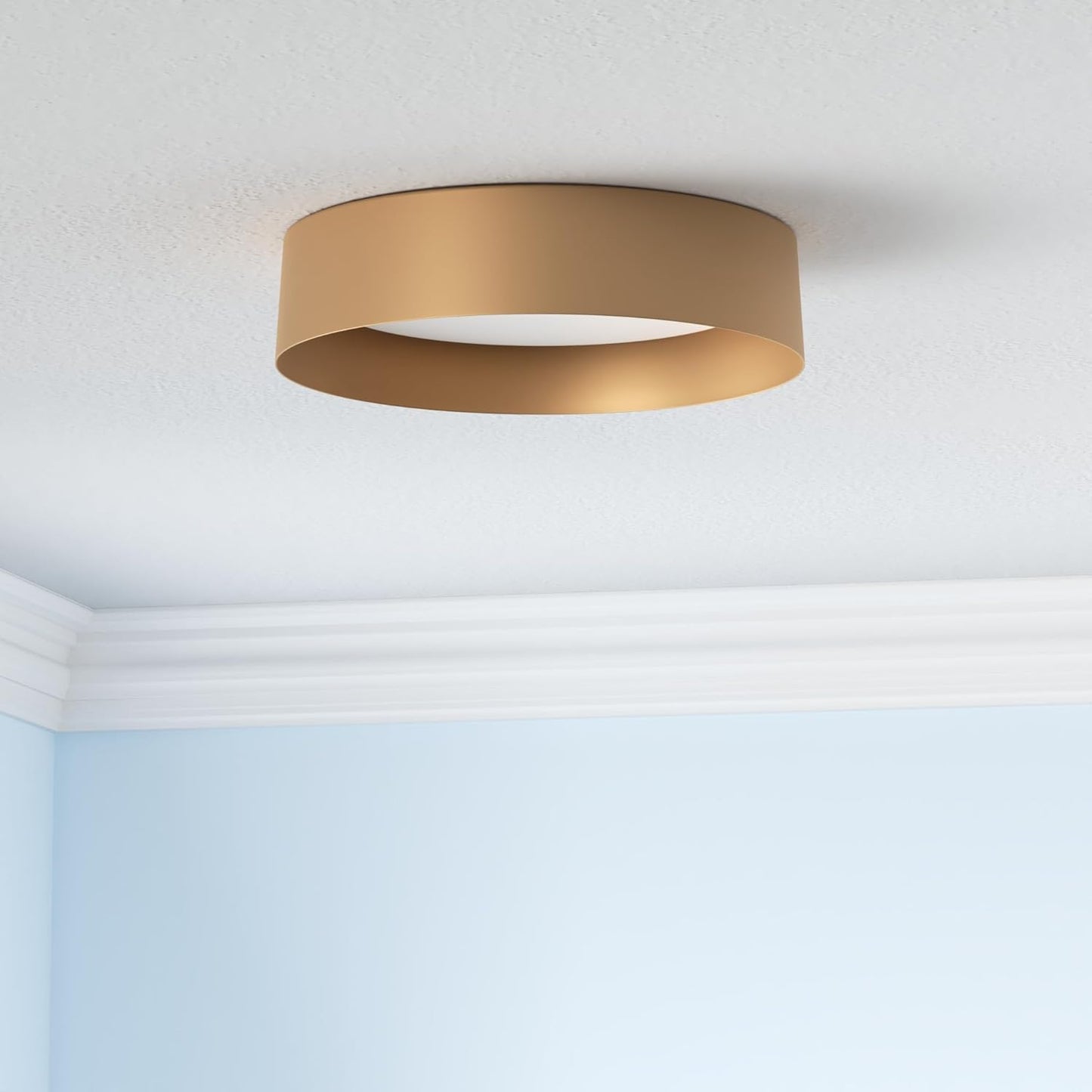Black Gold LED Ceiling Light