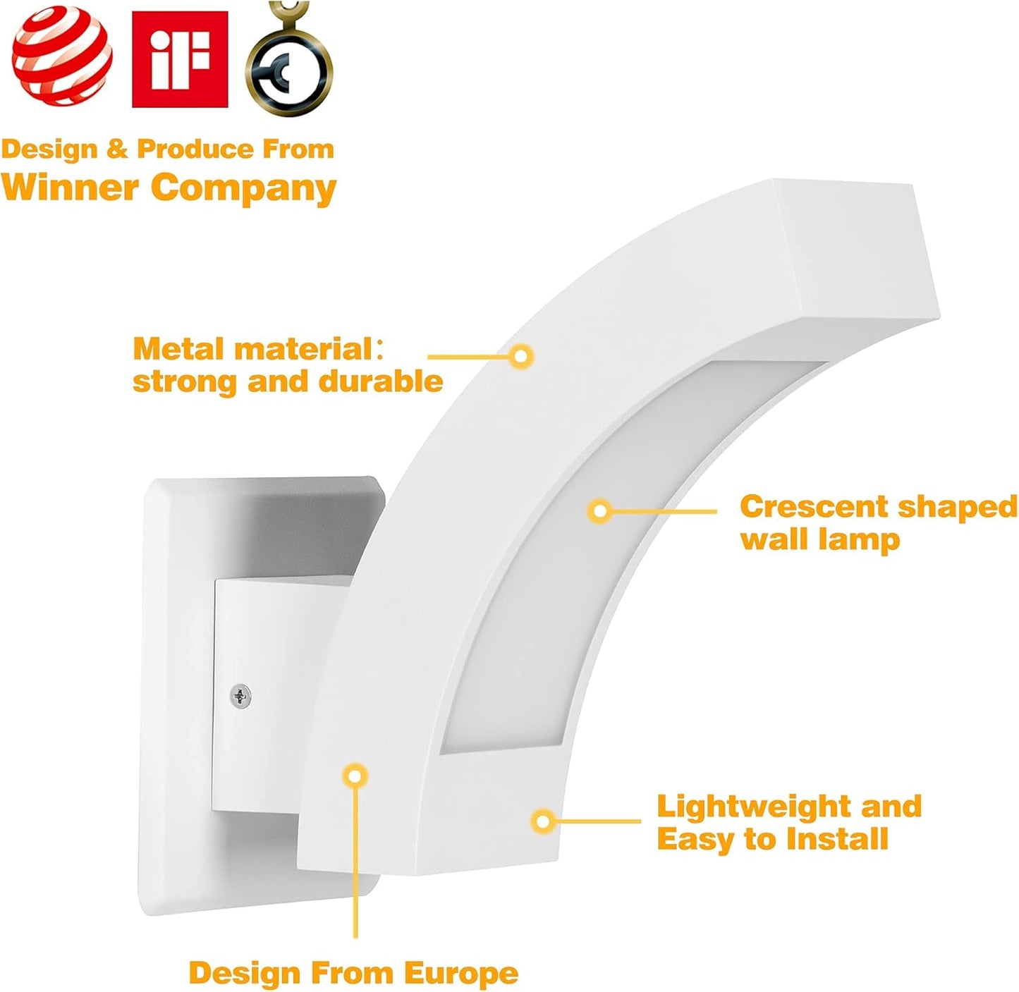 Modern LED Outdoor Wall Sconce