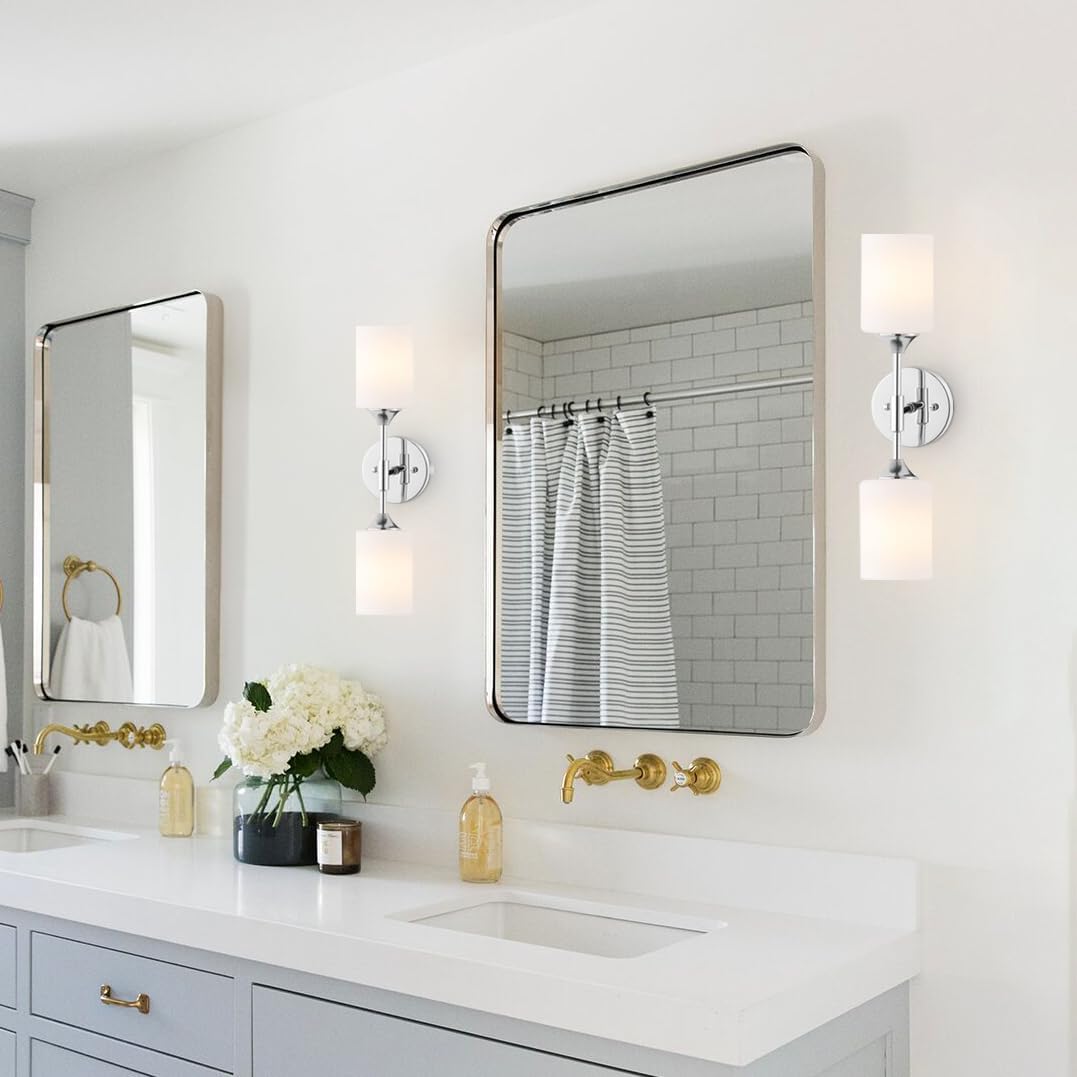 Gold Globe Wall Sconce Light