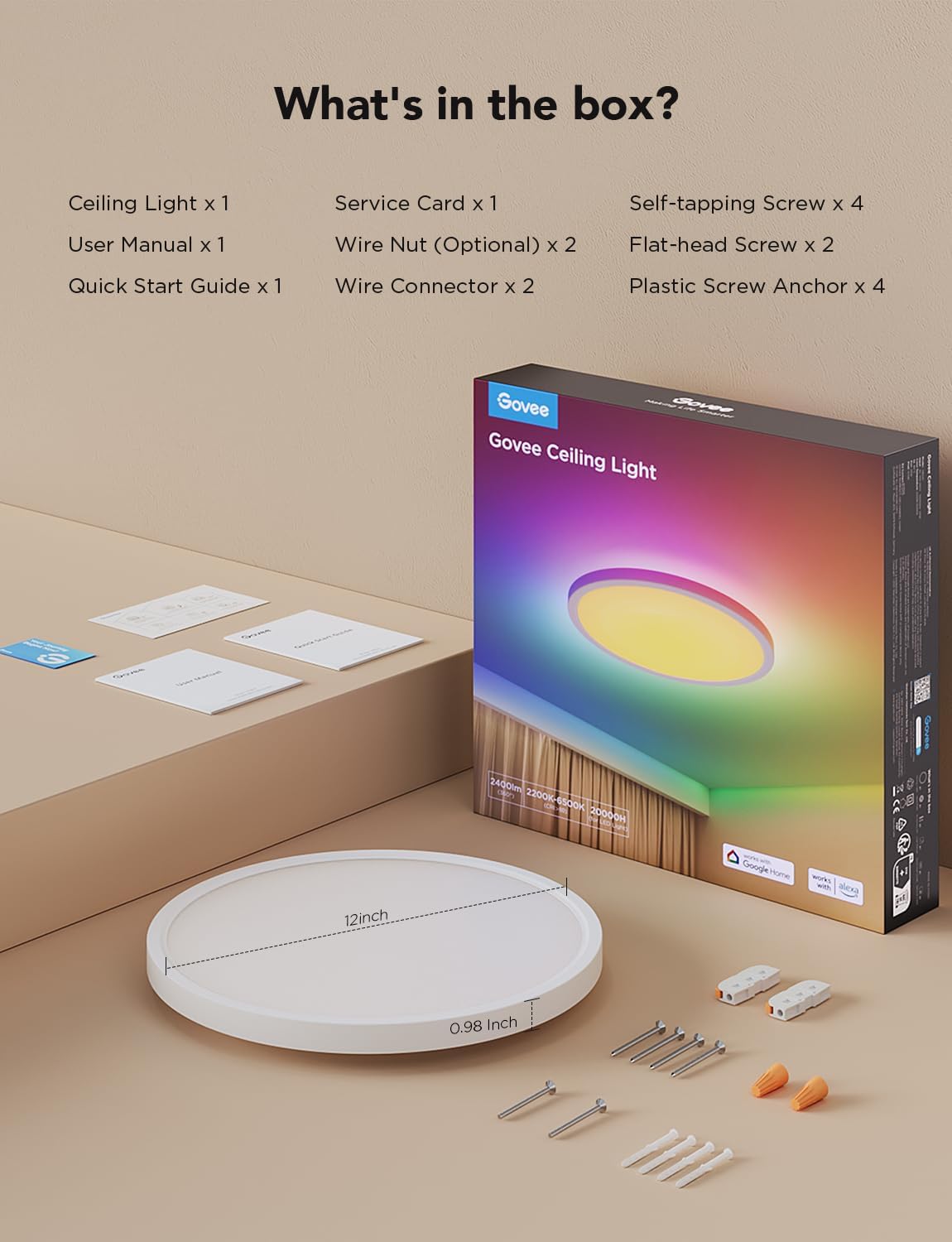 Smart RGBIC LED Ceiling Light