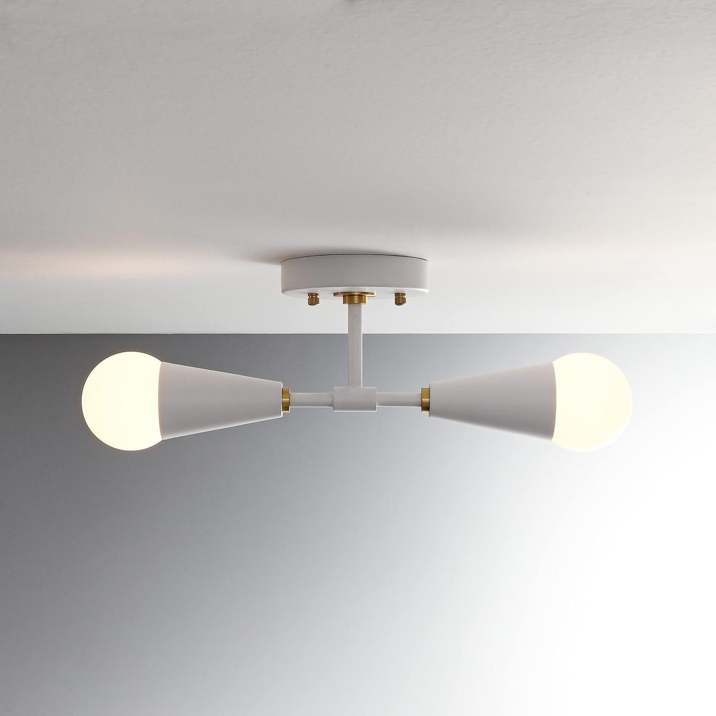 Mid-Century Modern Black Wall Sconce