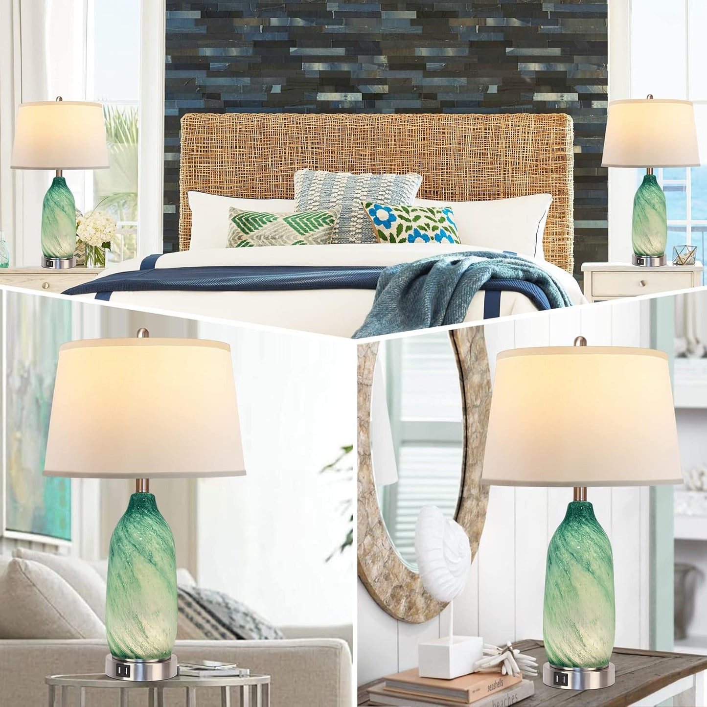 Bai Source Contemporary-Bedside-Nightlight-Coastal-Nightstand