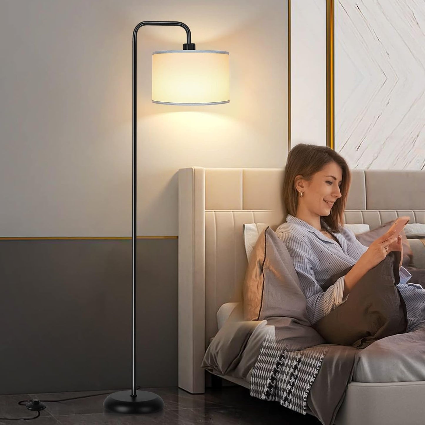 Bai Source LED Floor Lamp for Living Room 3 Color Temperature Floor Lamp