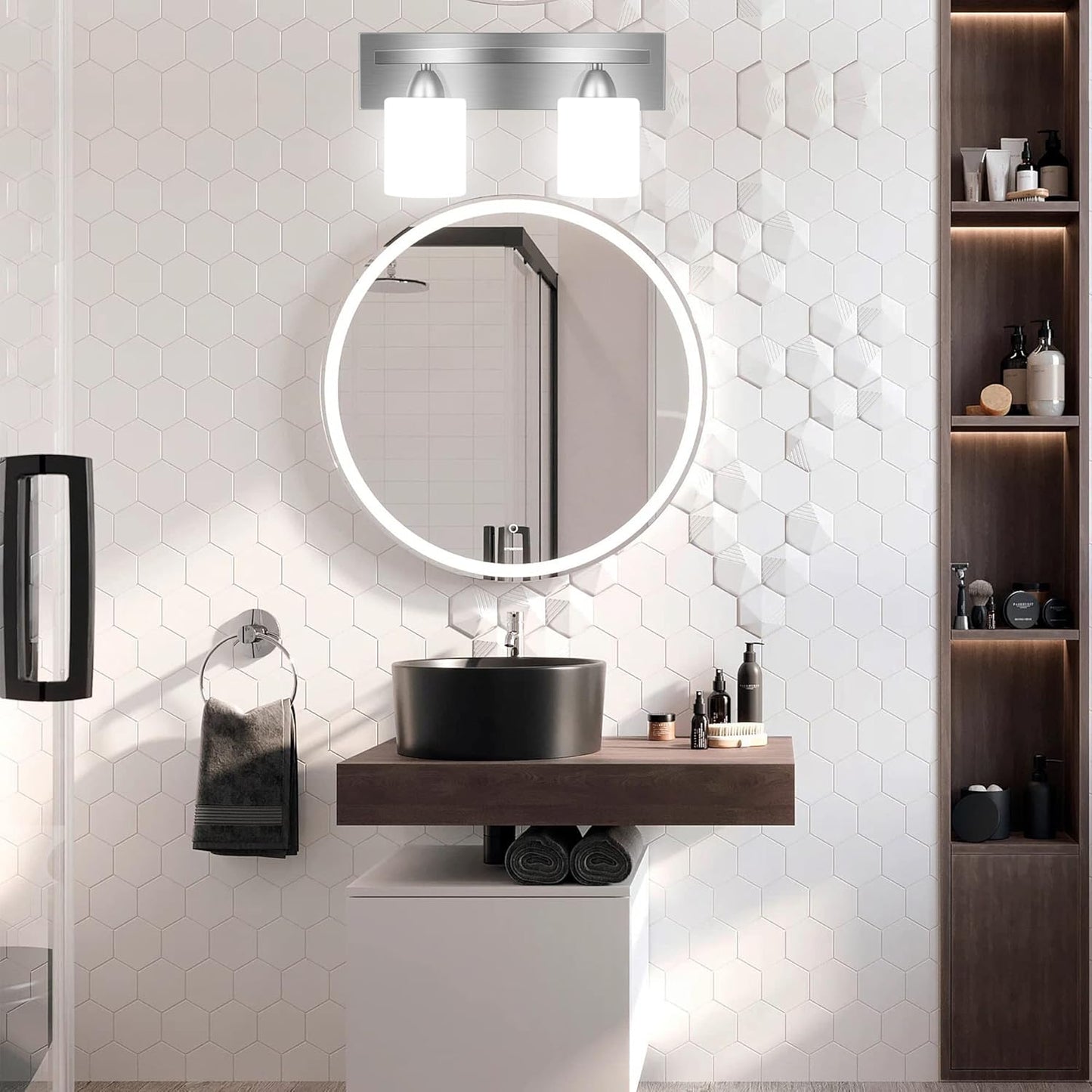 Bai Source 2-Light Bathroom Vanity Light Fixture