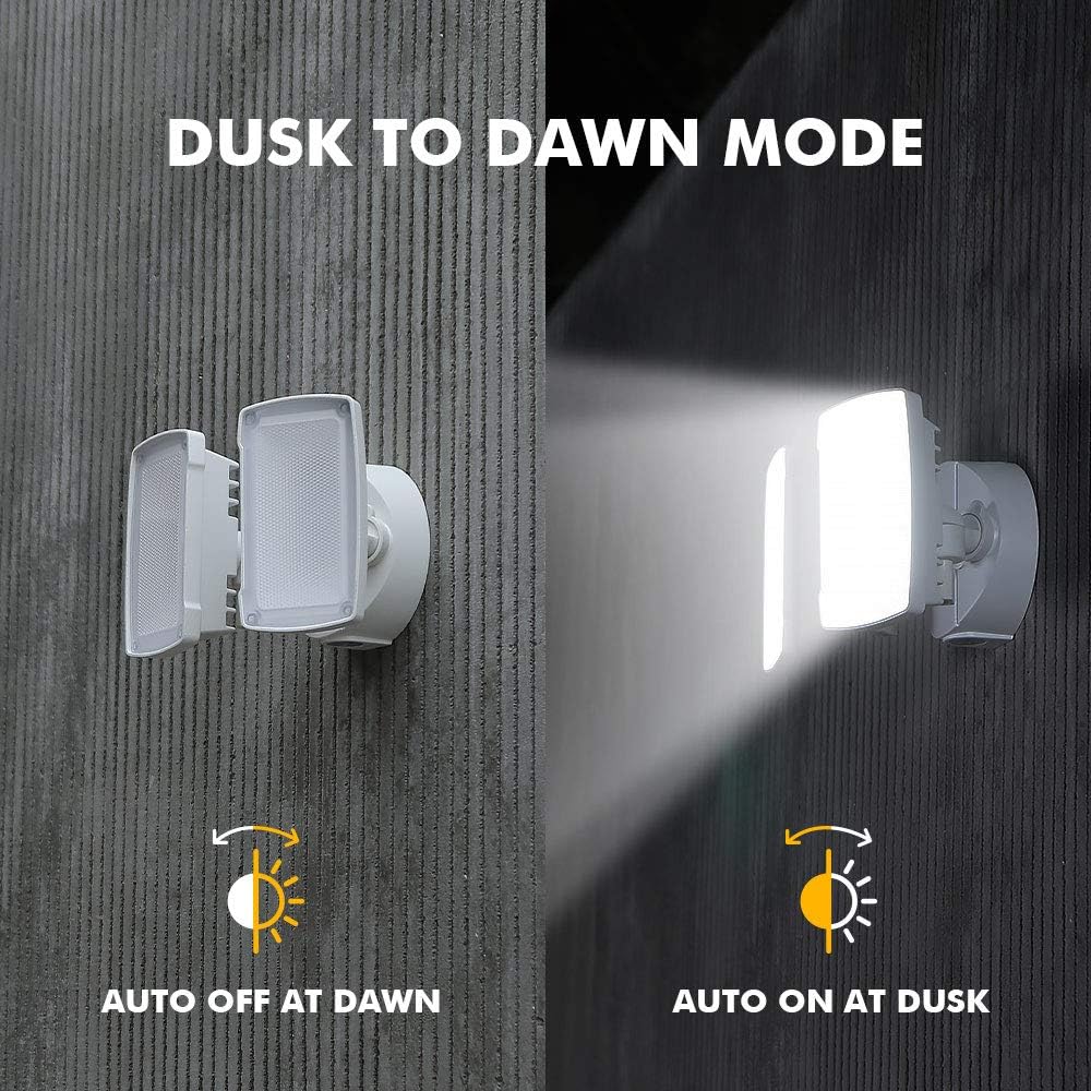32W LED Dusk-to-Dawn Floodlight