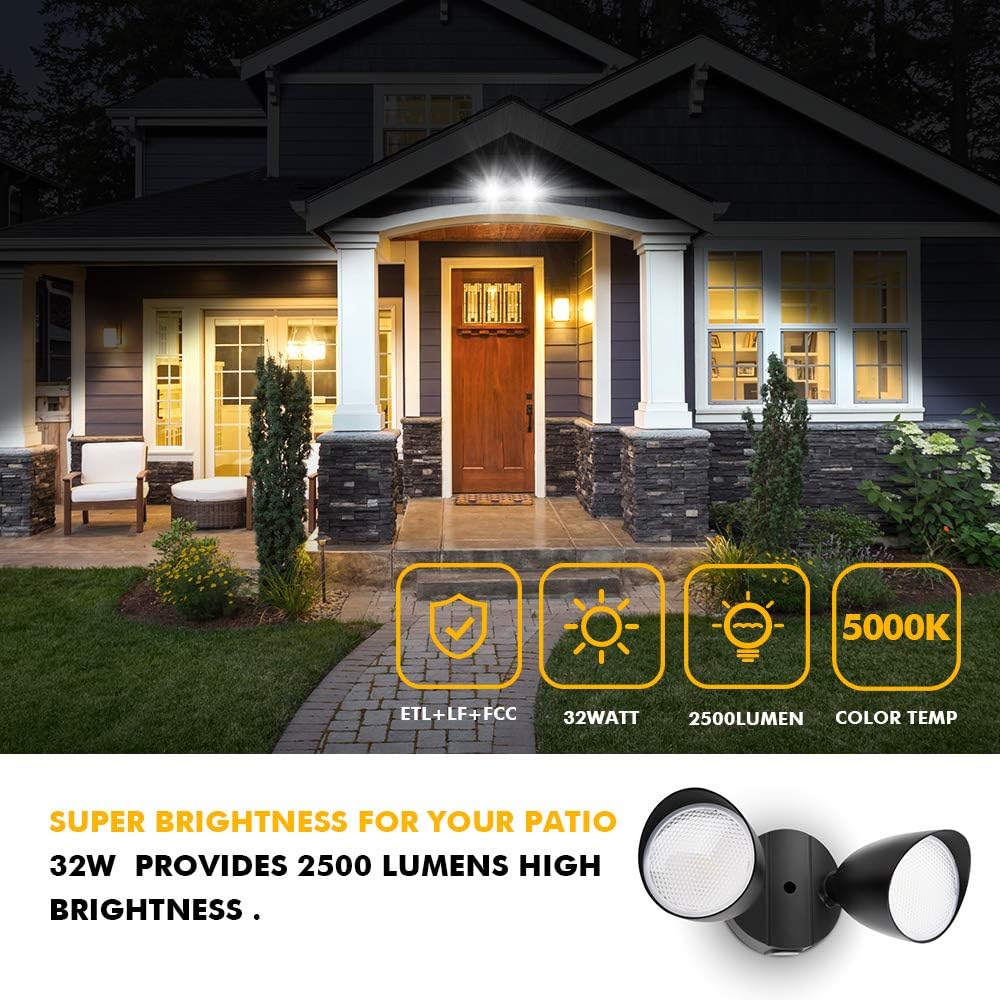32W Dual-Head LED Floodlight