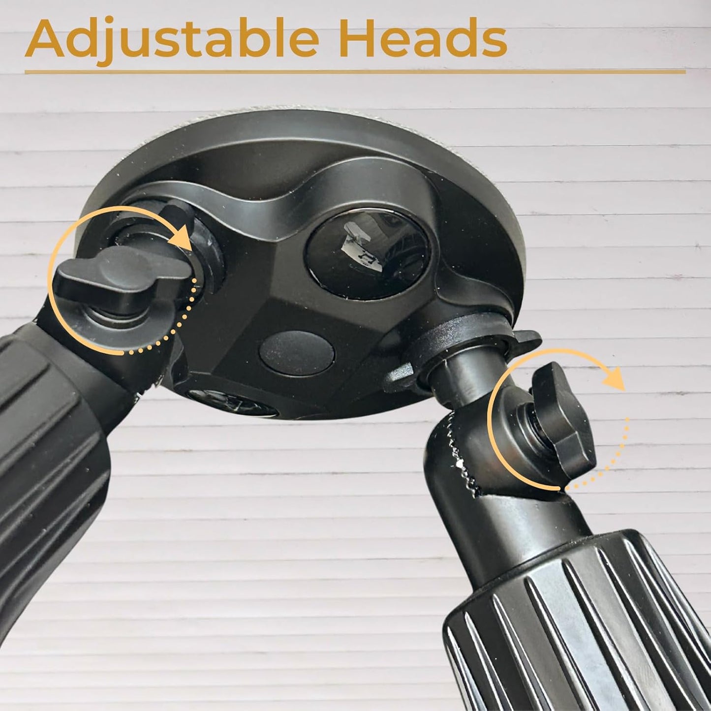 Black LED Dual Head Flood Light