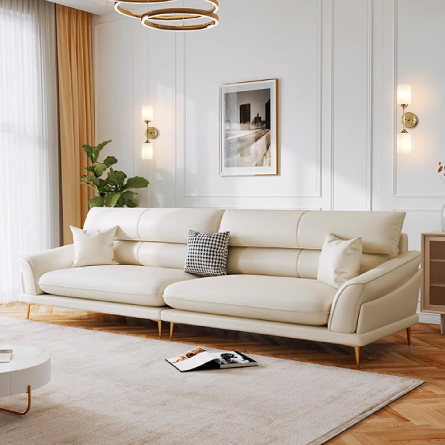 Gold Globe Wall Sconce Light