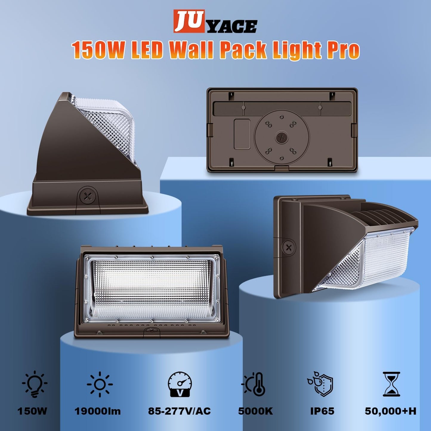 150W LED Wall Pack Security Light