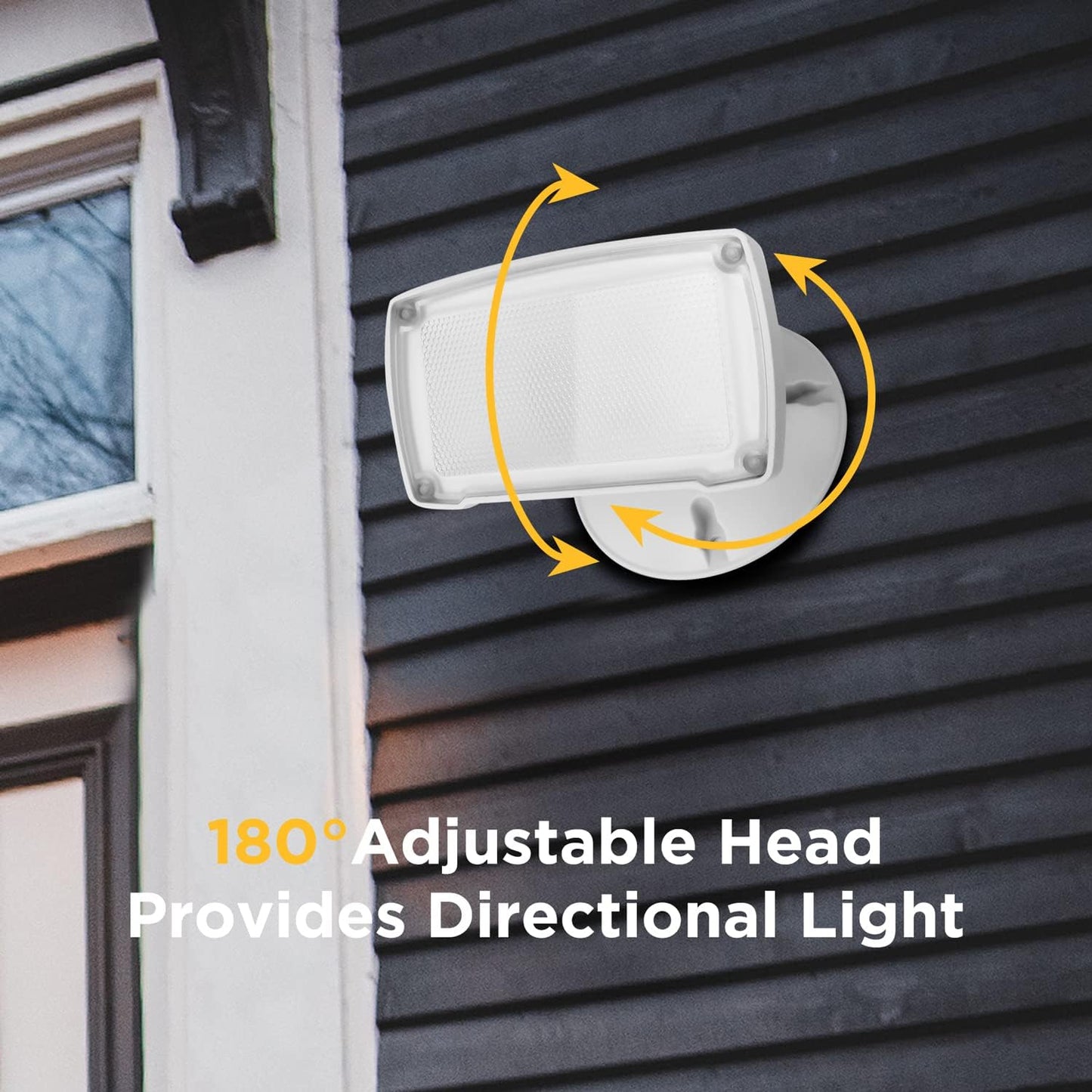 32W LED Dusk-to-Dawn Floodlight