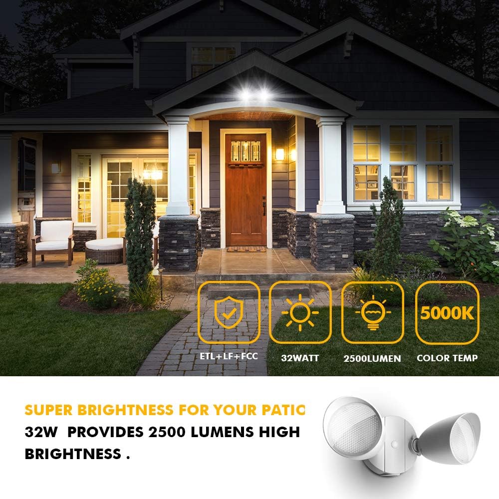 32W Dual-Head LED Floodlight