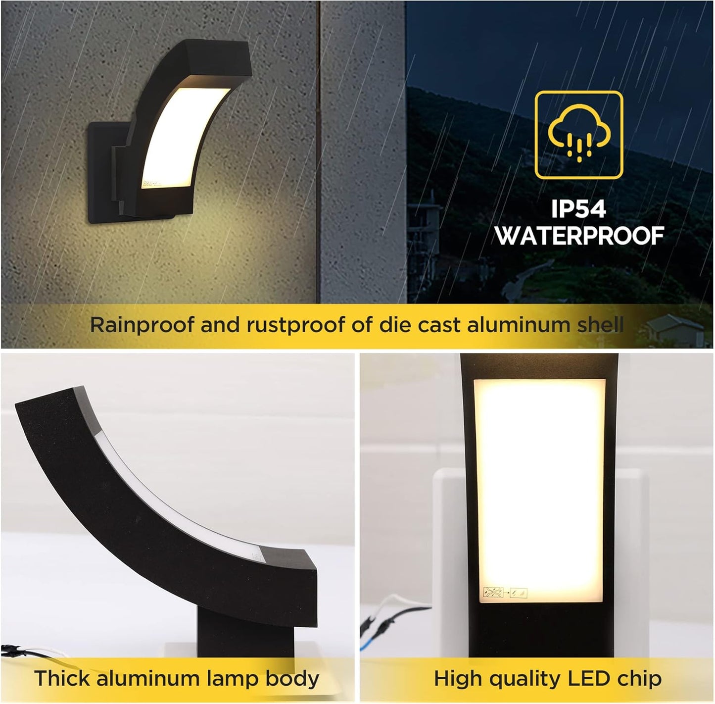 Modern LED Outdoor Wall Sconce