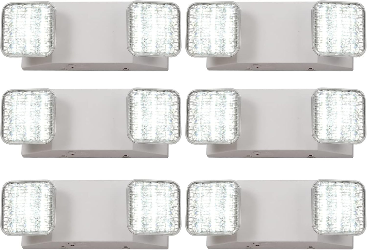 Commercial LED Emergency Lights with Battery Backup