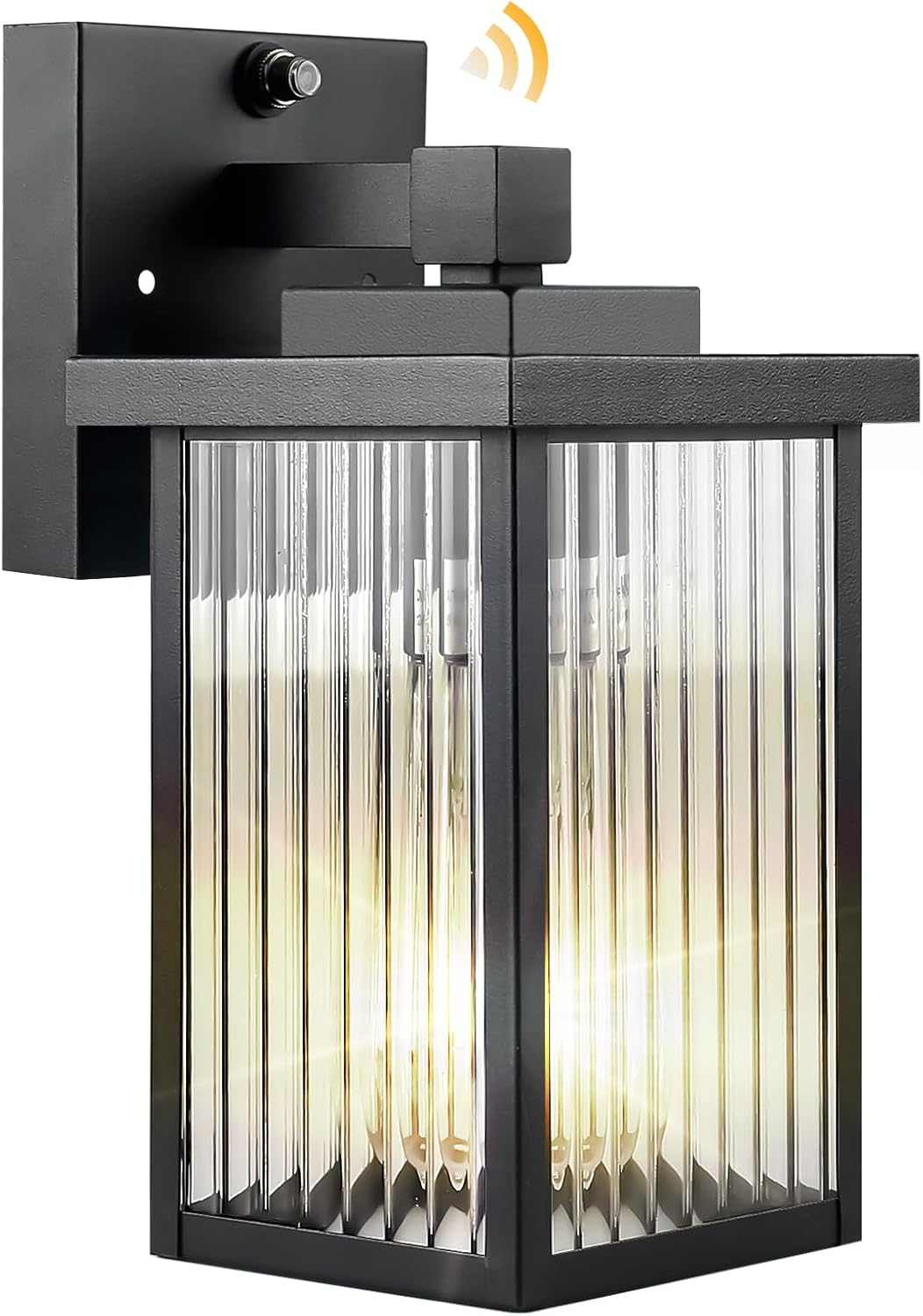 2-Pack Dusk-to-Dawn Outdoor Wall Lights