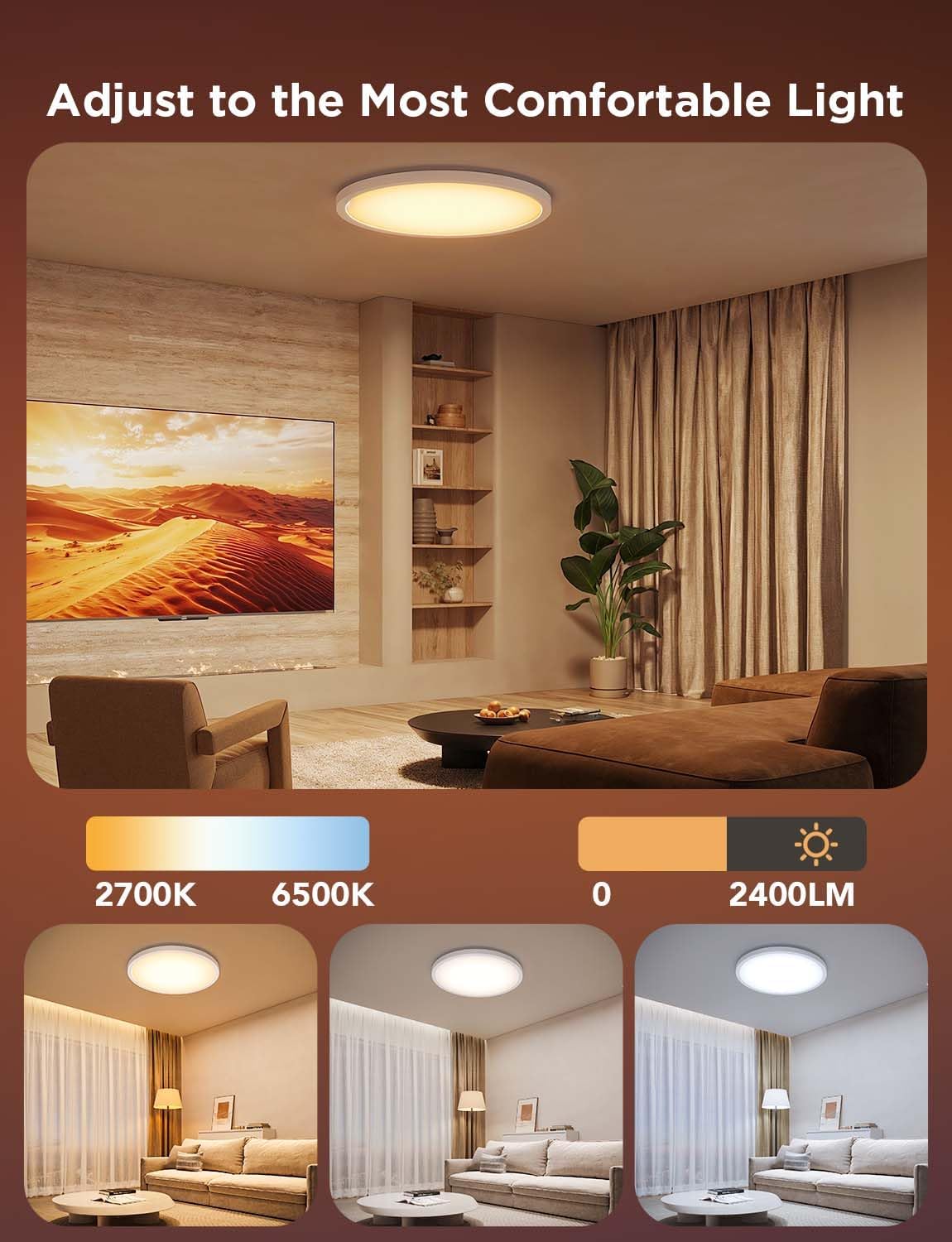 Smart RGBIC LED Ceiling Light