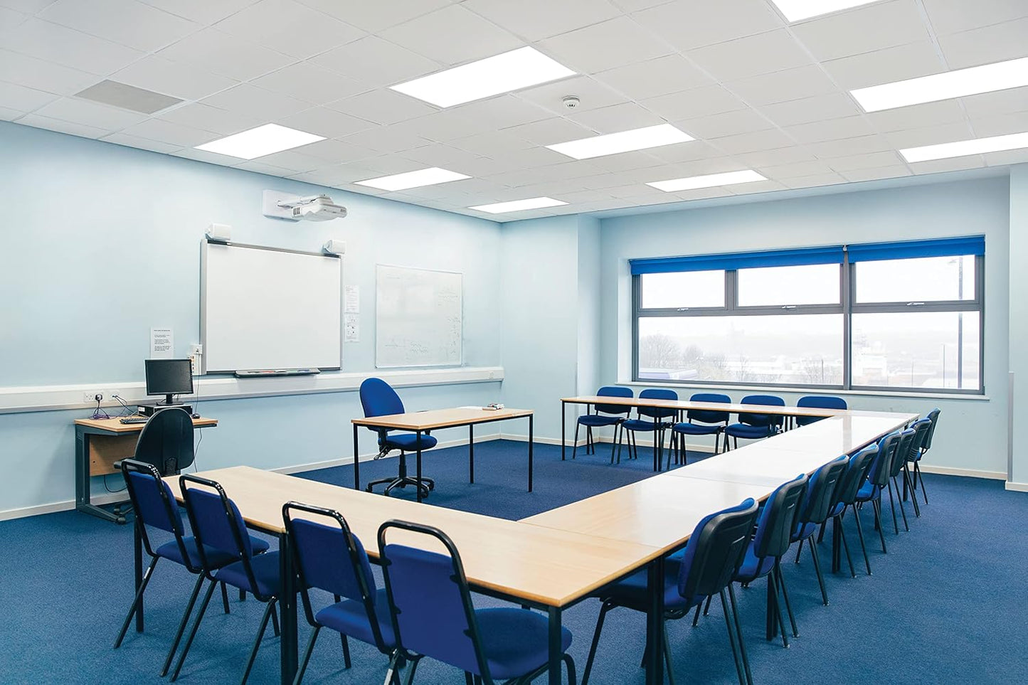 2x4 LED Flat Panel Light, Adjustable Lumens & CCT