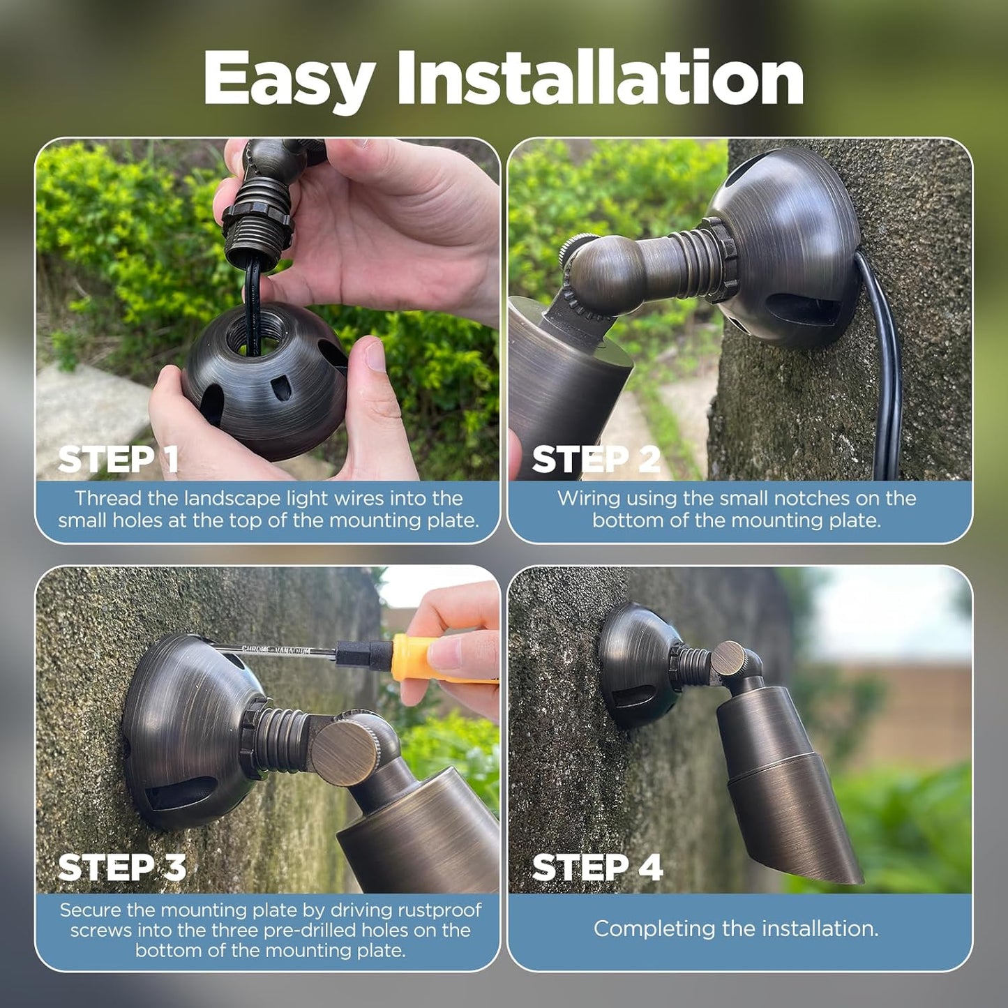 Ground Spikes for Landscape Lights (2-Pack)