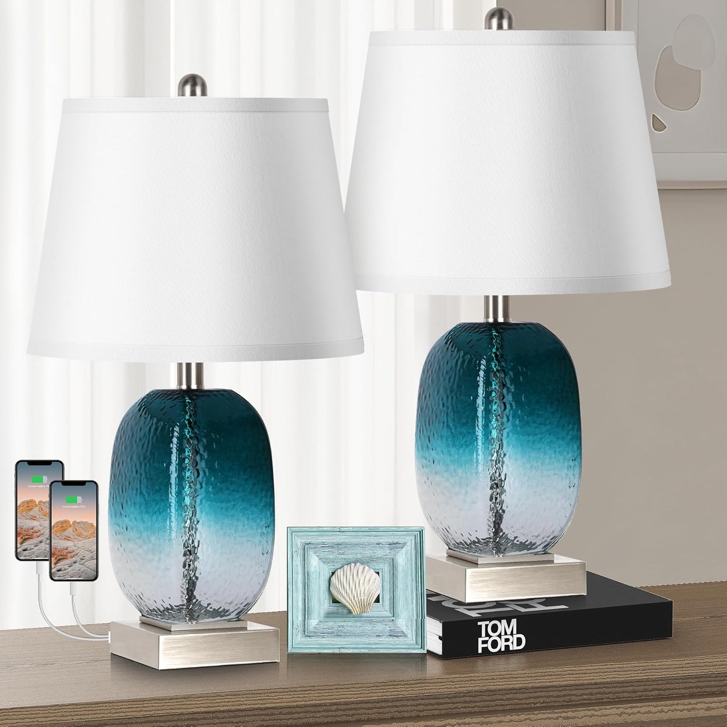 Bai Source Control-Coastal-Dimmable-Nightstand-Included