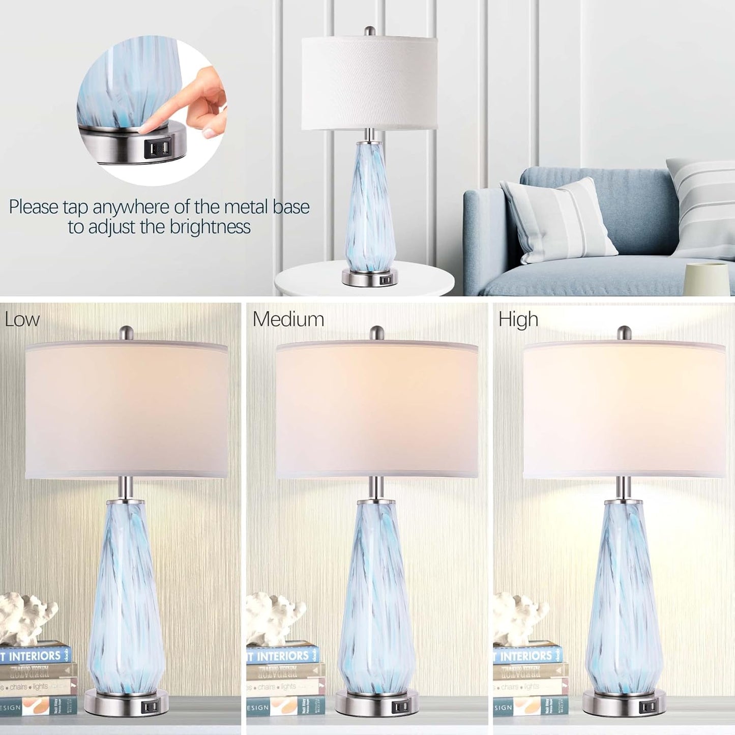 Bai Source Control-Bedside-Dimmable-Crafted-Nightstand