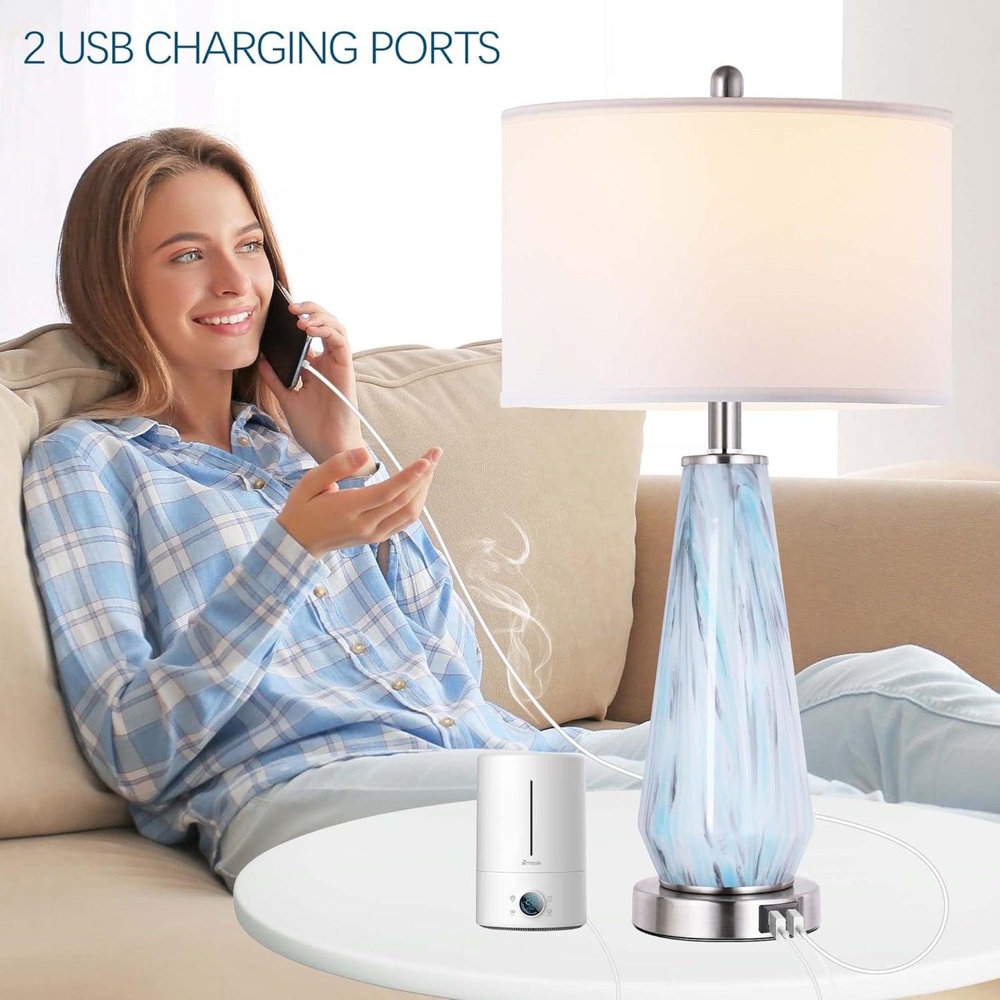 Bai Source Control-Bedside-Dimmable-Crafted-Nightstand