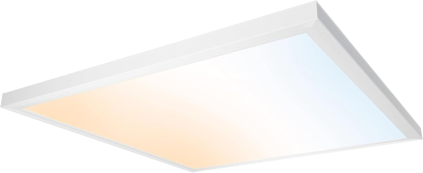 2x4 FT Surface Mount LED Panel, Dimmable & CCT Adjustable
