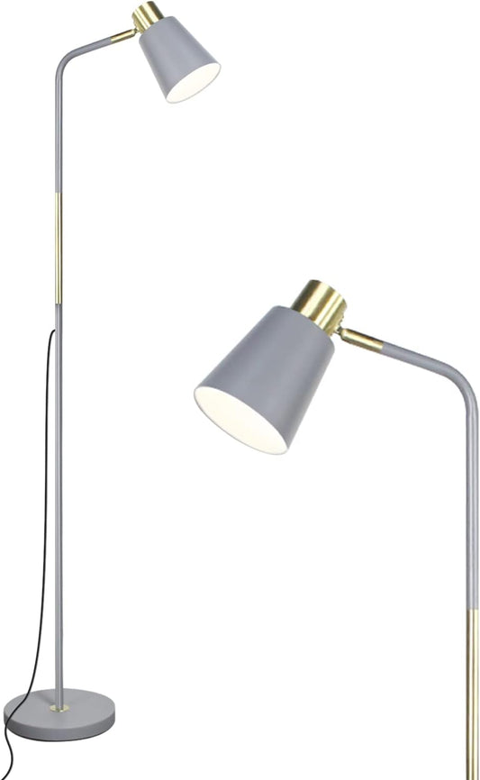 Black Industrial Adjustable Floor Lamp