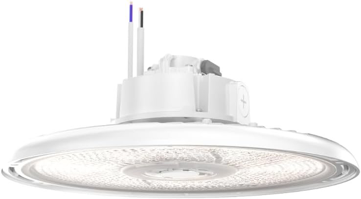 Round High Bay LED Light, 24K-30K Lumens, CCT Adjustable
