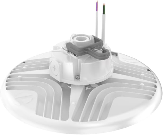 Round High Bay LED Light, 24K-30K Lumens, CCT Adjustable