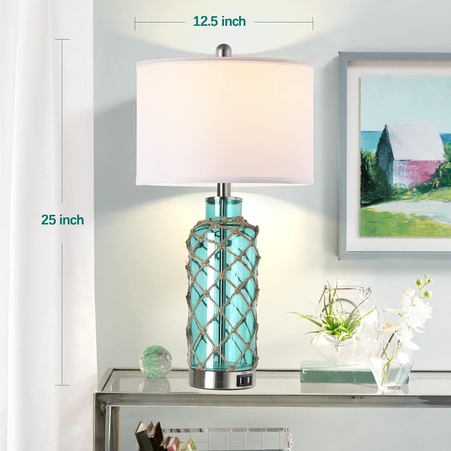 Bai Source Cottage-Nautical-Control-Dimmable-Nightstand