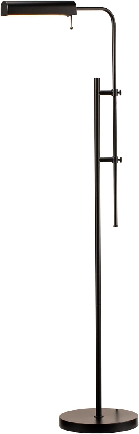 Adjustable Brass Pharmacy Floor Lamp