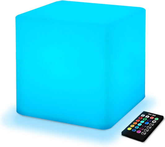 Rechargeable LED Color-Changing Cube Light