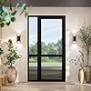Black LED Outdoor Wall Light