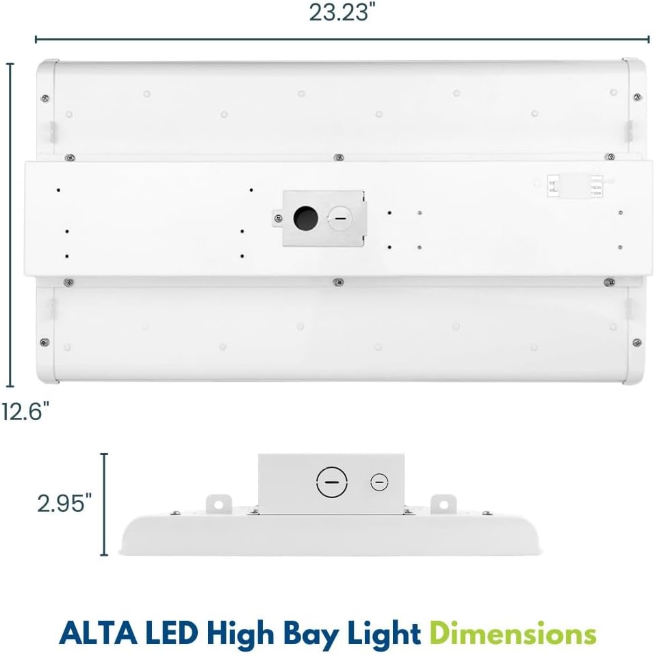 2FT LED Low Bay Light, 105W/90W/80W, 16,500LM