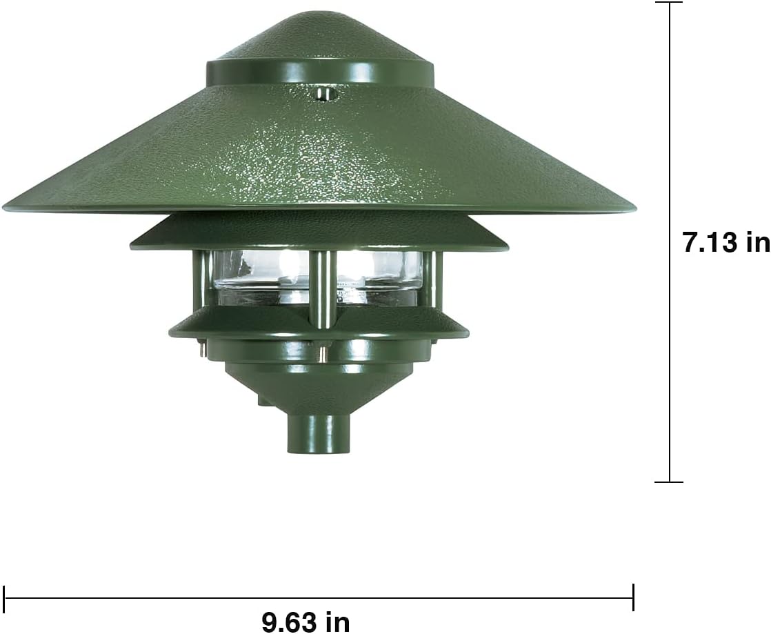2 Louver Hood Outdoor Pathway Light