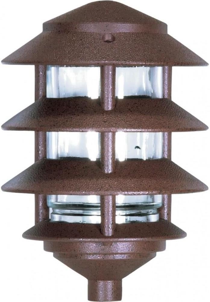 2 Louver Hood Outdoor Pathway Light