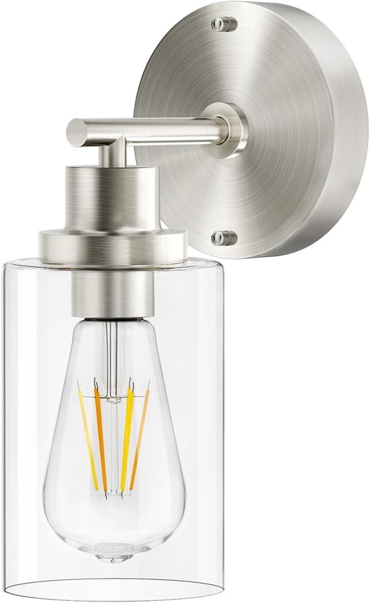 Modern Brushed Nickel Wall Sconce