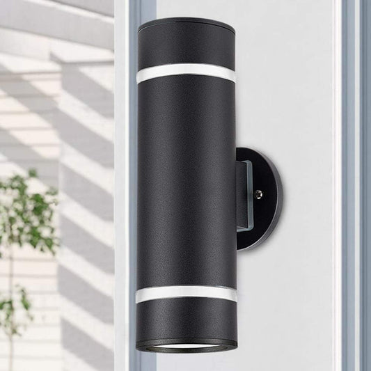 Modern Cylinder Outdoor Wall Light