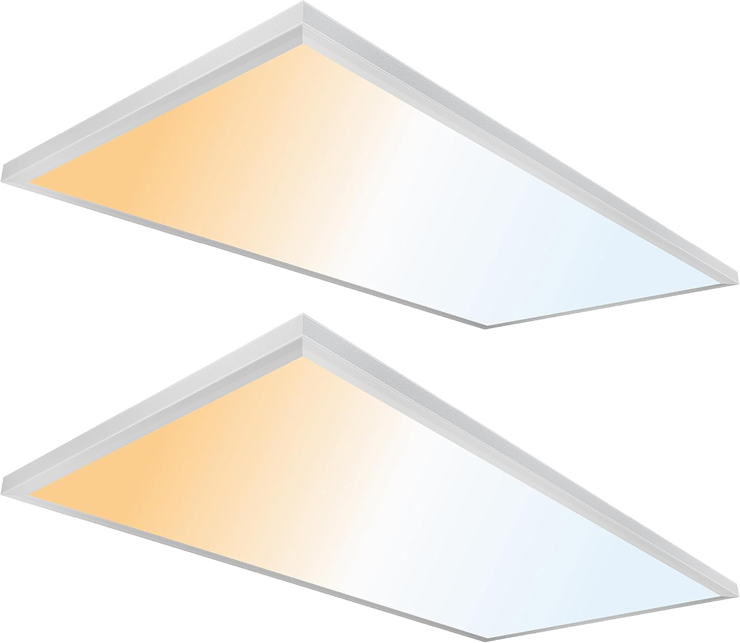 2x4 FT Surface Mount LED Panel, Dimmable & CCT Adjustable