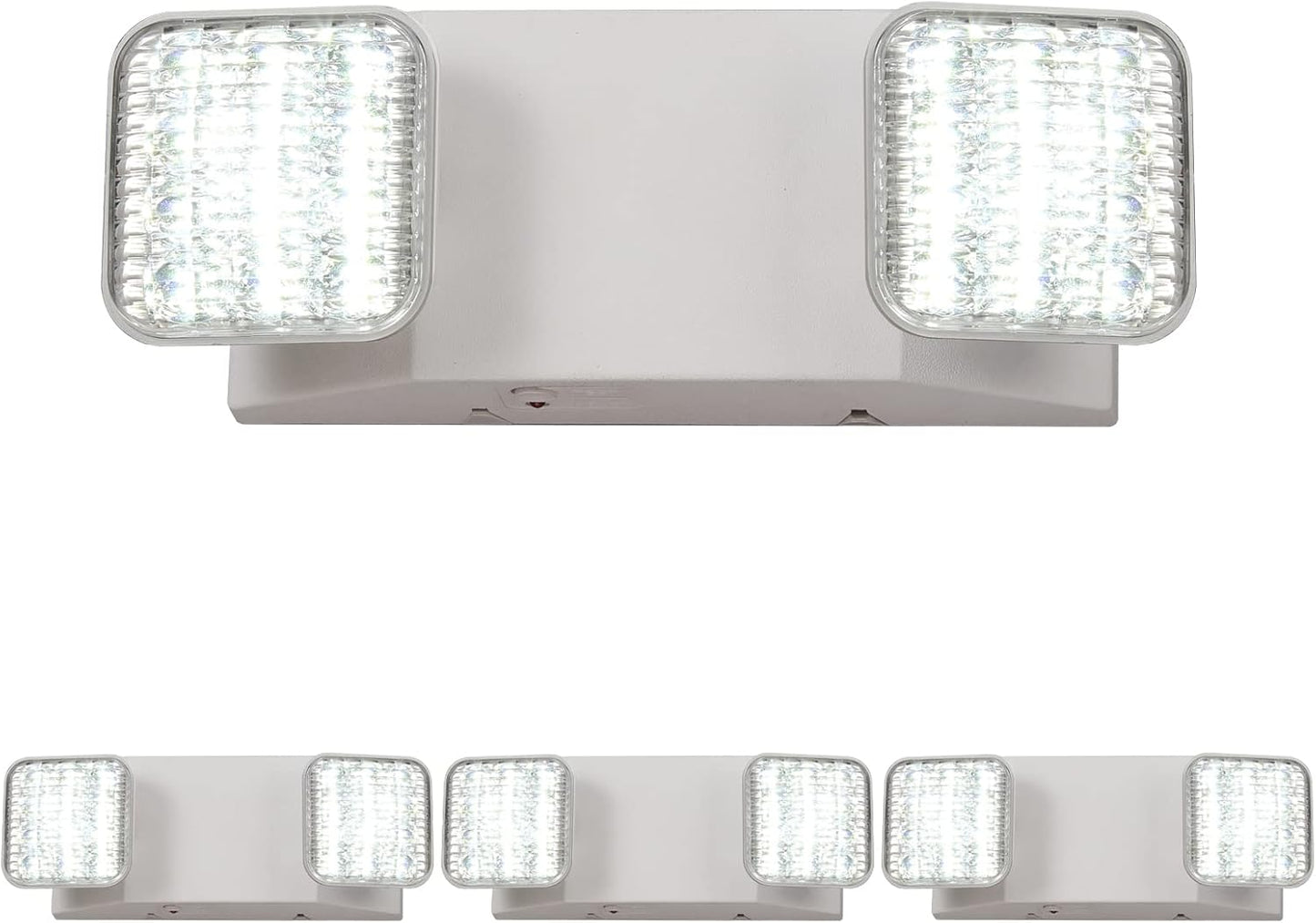 Commercial LED Emergency Lights with Battery Backup