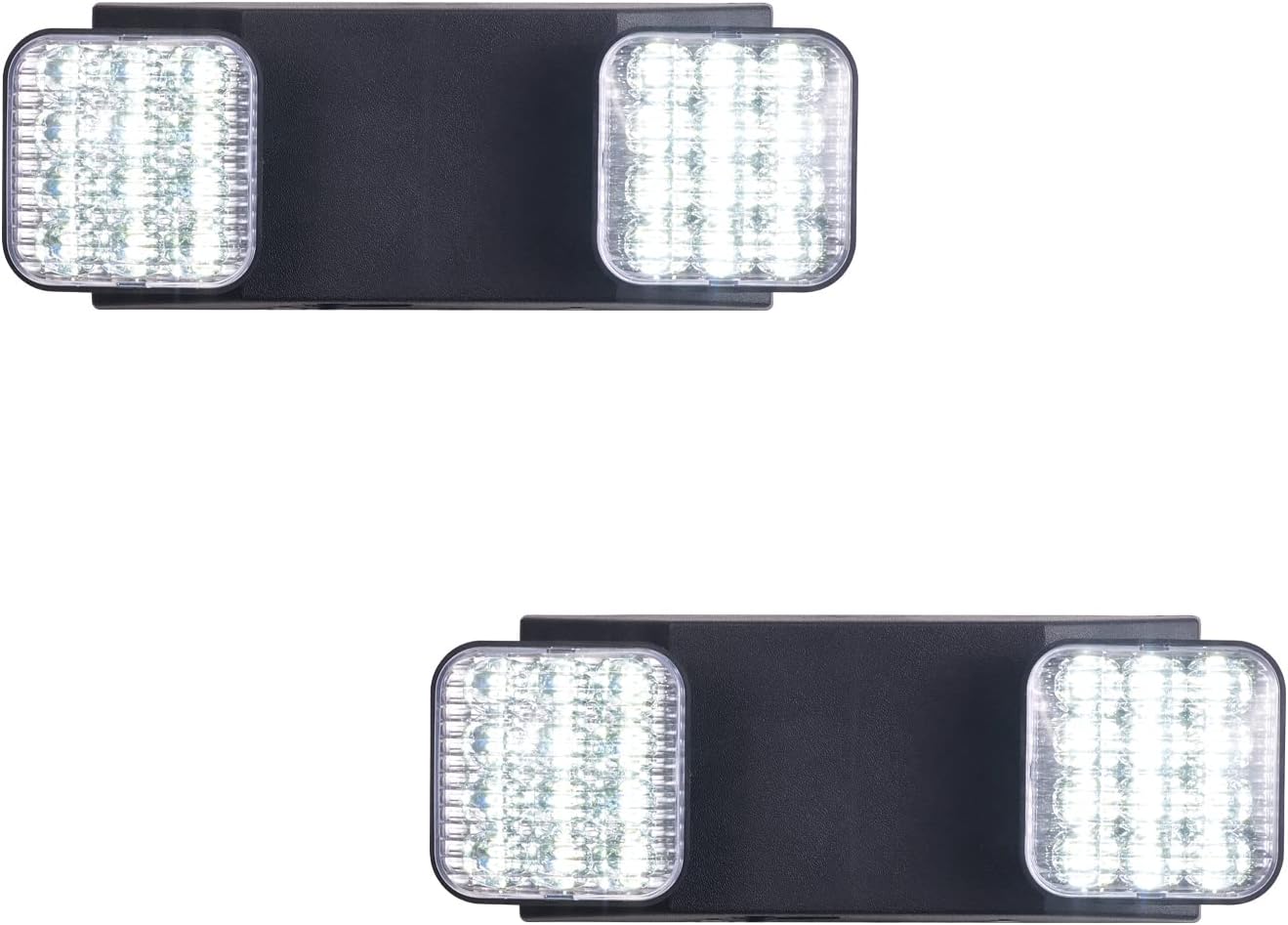 Commercial LED Emergency Lights with Battery Backup