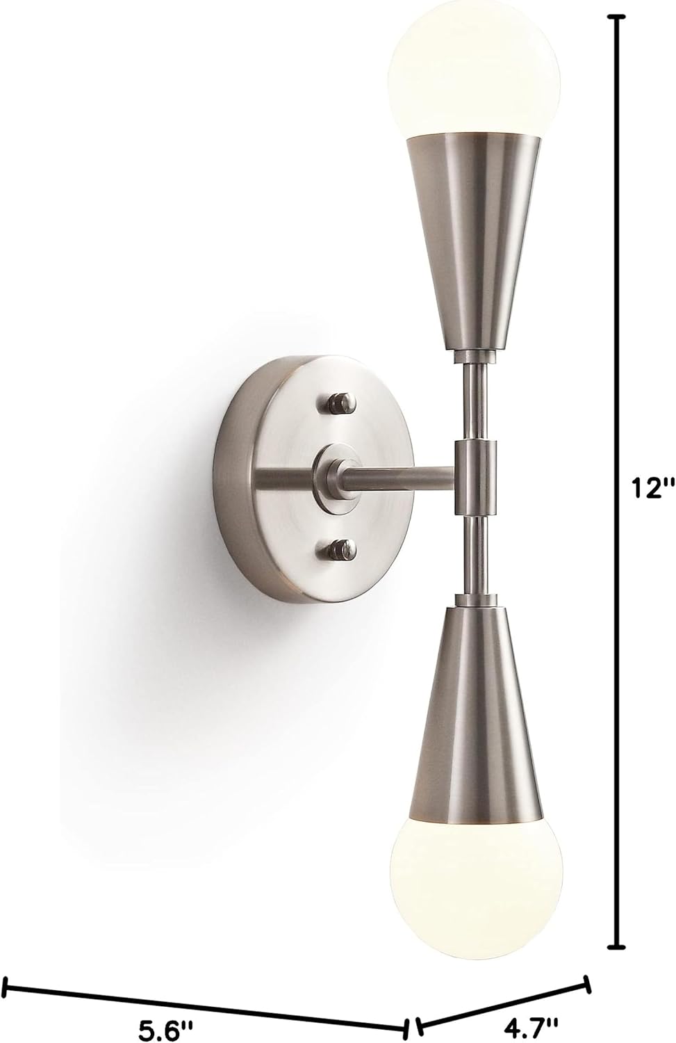 Mid-Century Modern Black Wall Sconce